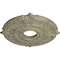 Ekena Millwork Attica Ceiling Medallion (Fits Canopies up to 5"), 18"OD x 4"ID x 5/8"P, Castle Stone Crackle CM18ATCSC - alternate 3